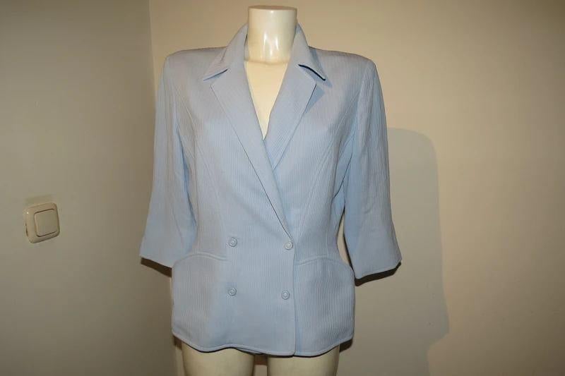 Thierry Mugler/ Mugler hemels blauwe vintage blazer FR 42