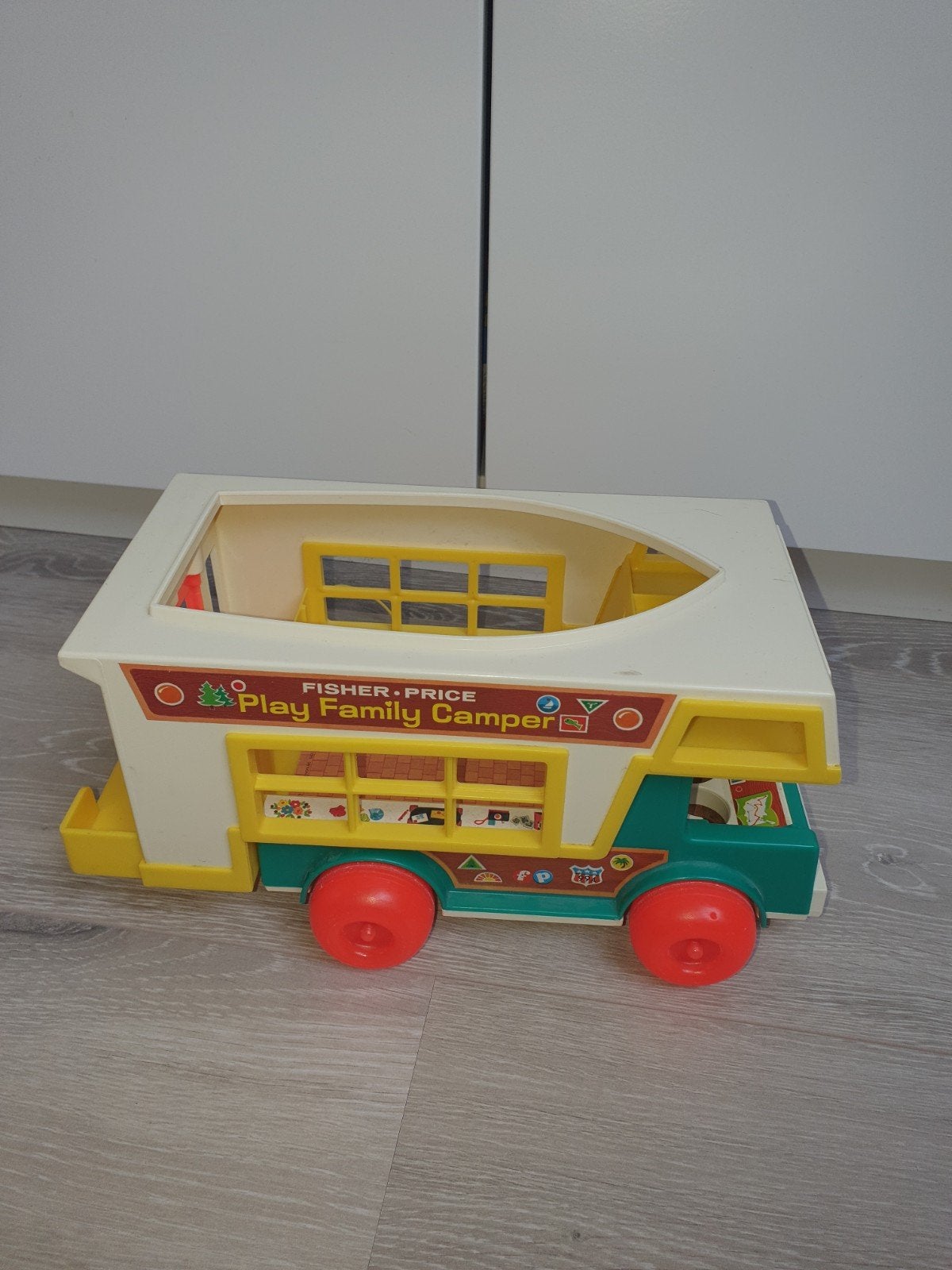 Fisher-Price Play Family Camper (Vintage), Ophalen of Verzenden, Gebruikt, Speelset