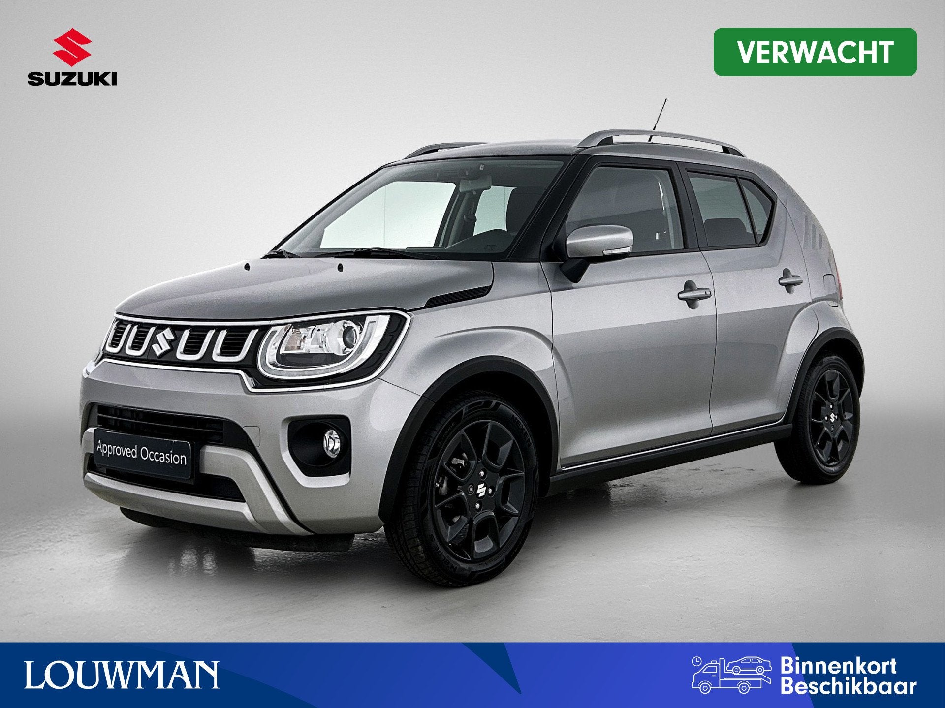 Suzuki Ignis 1.2 Smart Hybrid Style *Automaat | Keyless Entr, Stof, Zwart, 4 cilinders, Ignis