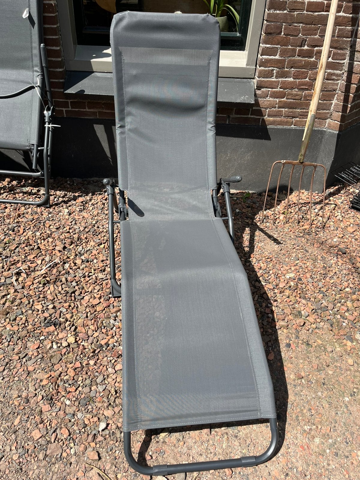 Ligstoelen 2x, Ophalen, Zo goed als nieuw, Aluminium