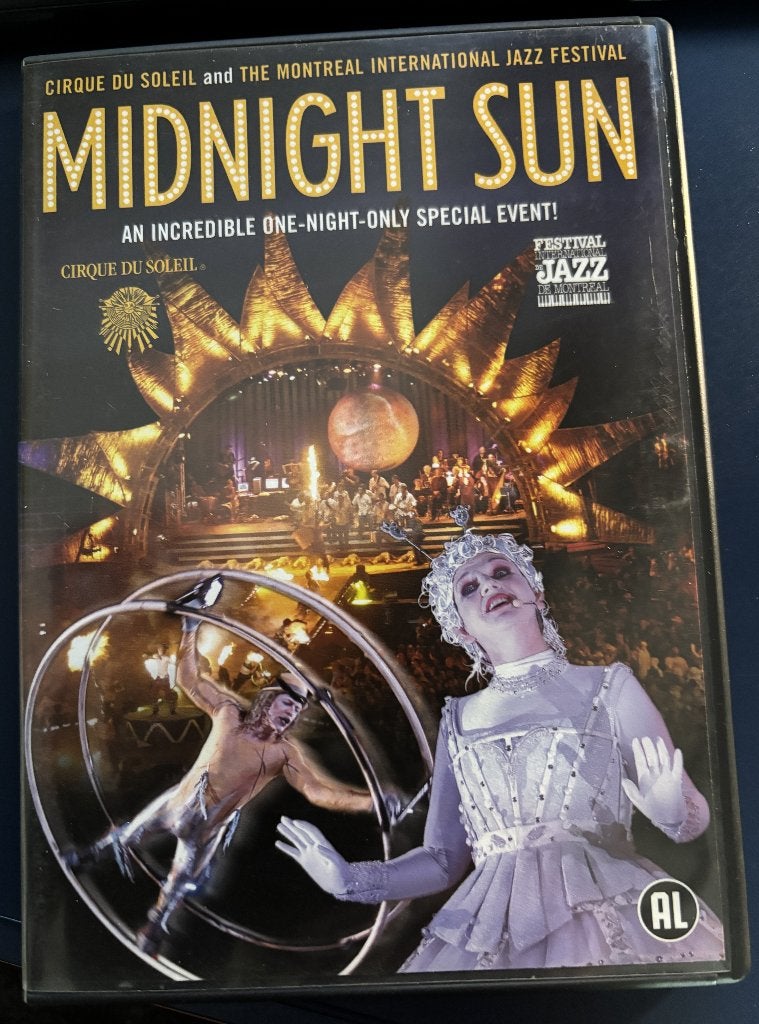 Cirque du Soleil: Midnight Sun (DVD), Alle leeftijden, Ophalen of Verzenden, Zo goed als nieuw, Dansshow