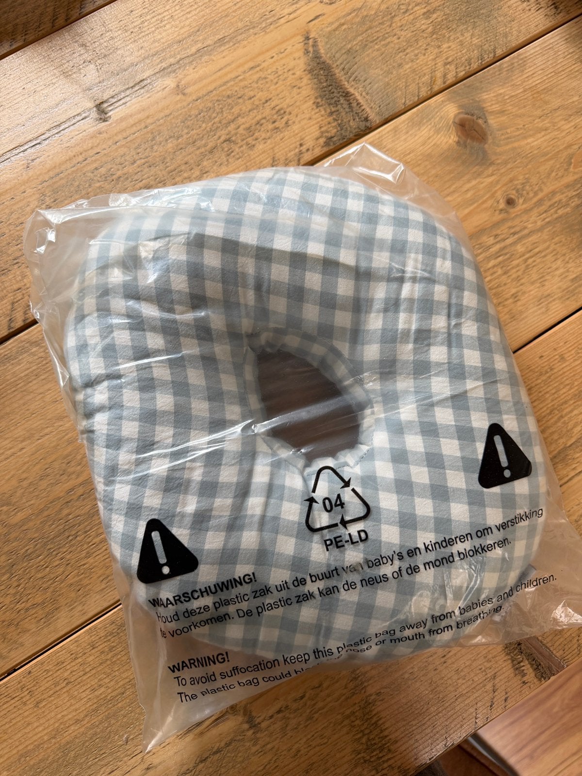 Glodi Goods oorpiercing kussen donut kussen zijslapers grijs, Ophalen of Verzenden, Nieuw, Kussen