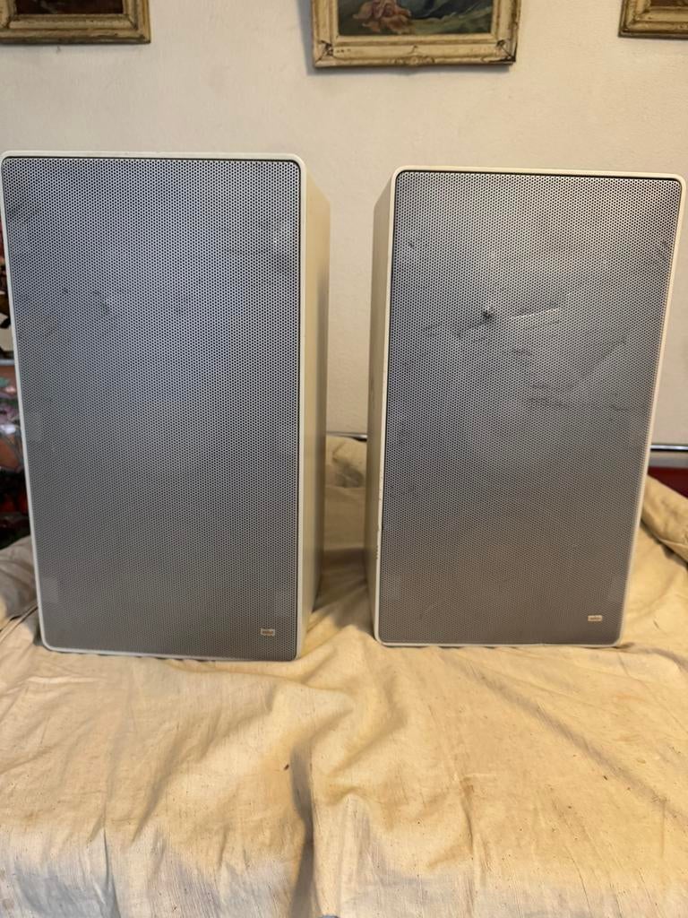 2 Braun Speakers,LV720,sixties,zeventies,Dieter Rams,BraunAG, Ophalen of Verzenden, 120 watt of meer, Front, Rear of Stereo speakers
