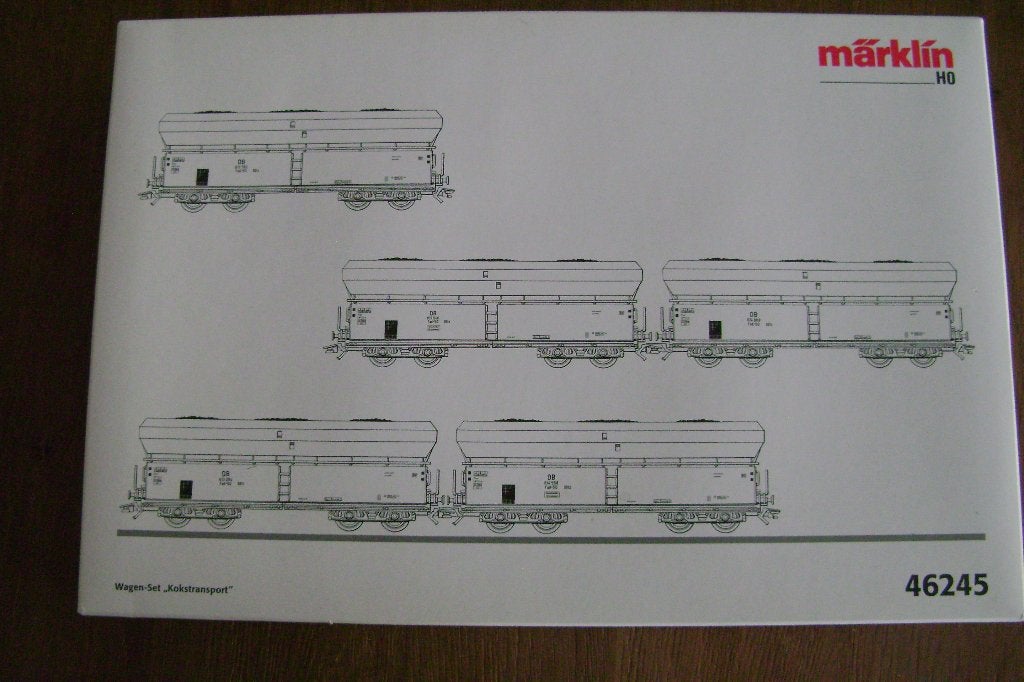 Marklin H0 46245 Wagenset Coketransport, Wisselstroom, Wagon, Ophalen of Verzenden, Zo goed als nieuw
