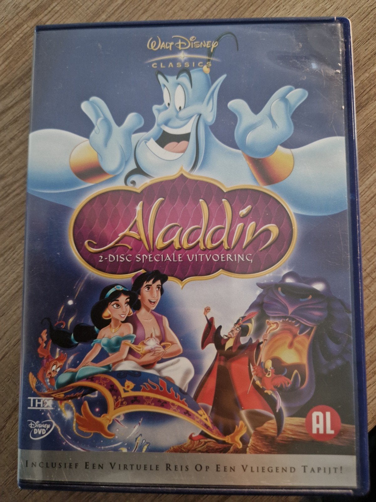 Disney aladdin, Alle leeftijden, Ophalen of Verzenden, Zo goed als nieuw, Amerikaans