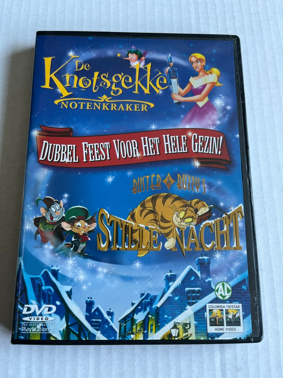 De Knotsgekke Notenkraker & Buster & Bunny's Stille Nacht DV, Gebruikt, Alle leeftijden, Nederlands, Ophalen of Verzenden