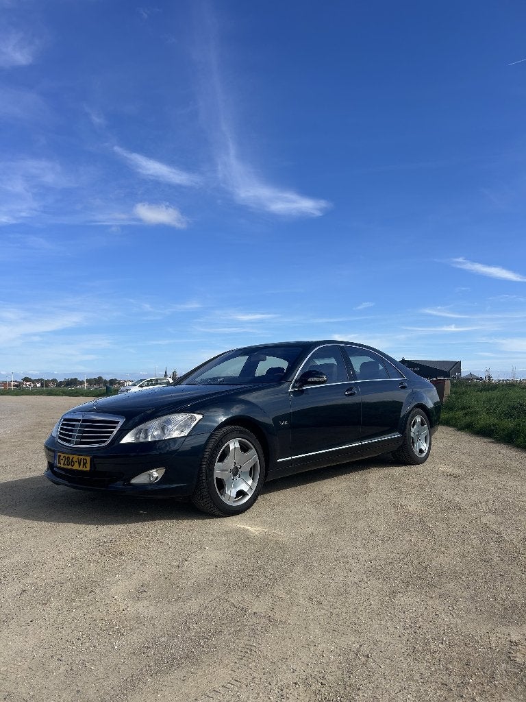 Mercedes-Benz S-Klasse S600 v12, Auto's, Automaat, Parkeercamera, Achterwielaandrijving, Zwart