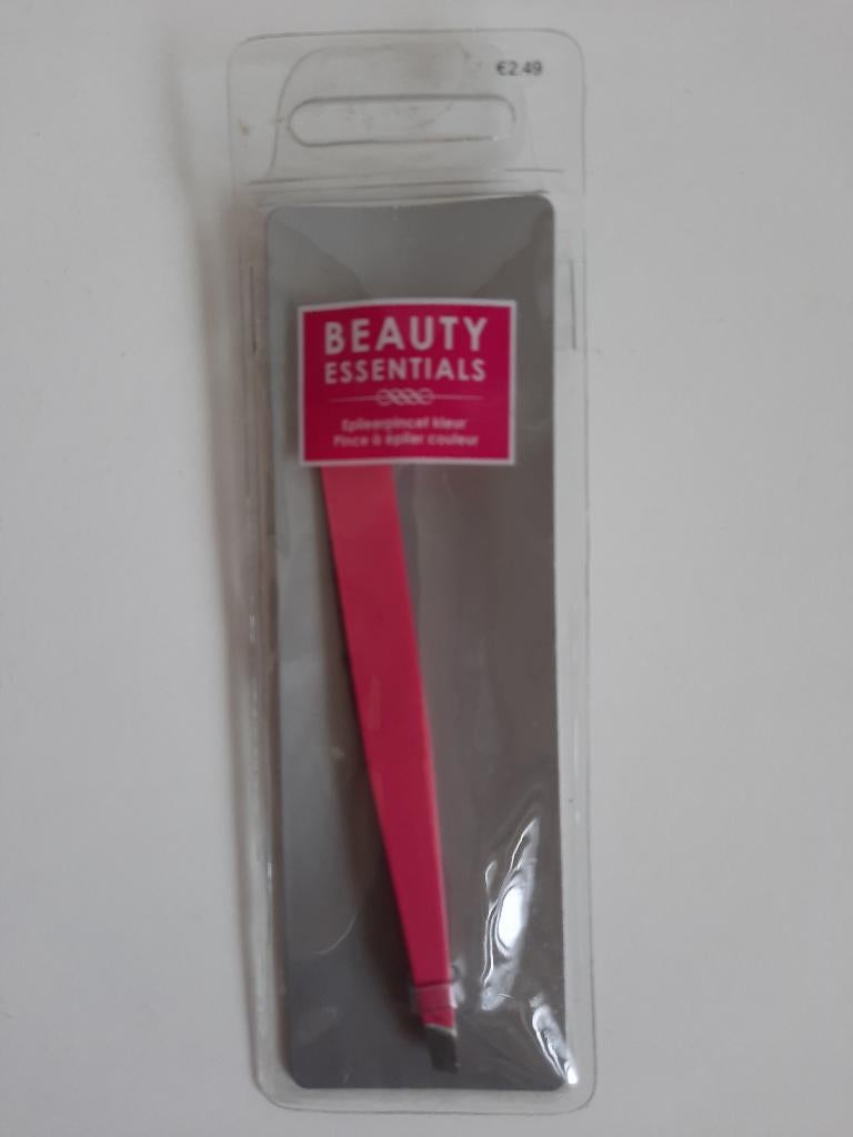 Beauty Essentials epileer pincet roze - nieuw -, Ophalen of Verzenden, Nieuw, Roze, Handen en Nagels