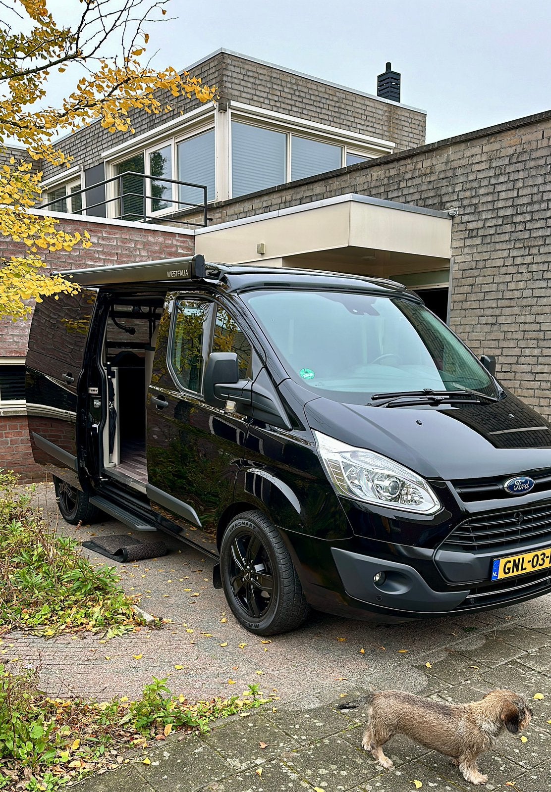 Ford Transit Custom Nugget Westfalia  - 2019-zwart, Automaat, Chemisch toilet, Ford, Fietsendrager