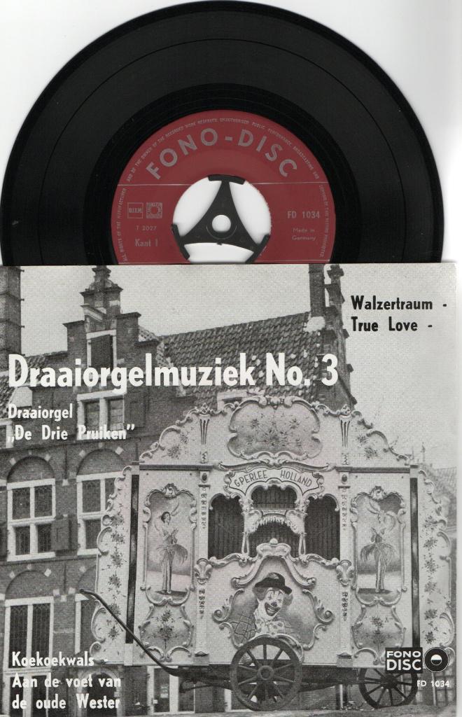 Draaiorgel De Drie Pruiken – Draaiorgelmuziek No. 3, Ophalen of Verzenden, Zo goed als nieuw, Overige formaten, Overige genres