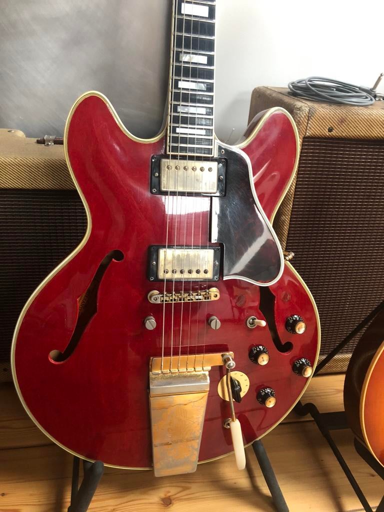 Gibson ES355 1966 ES, Muziek en Instrumenten, Ophalen, Gebruikt, Hollow body, Gibson