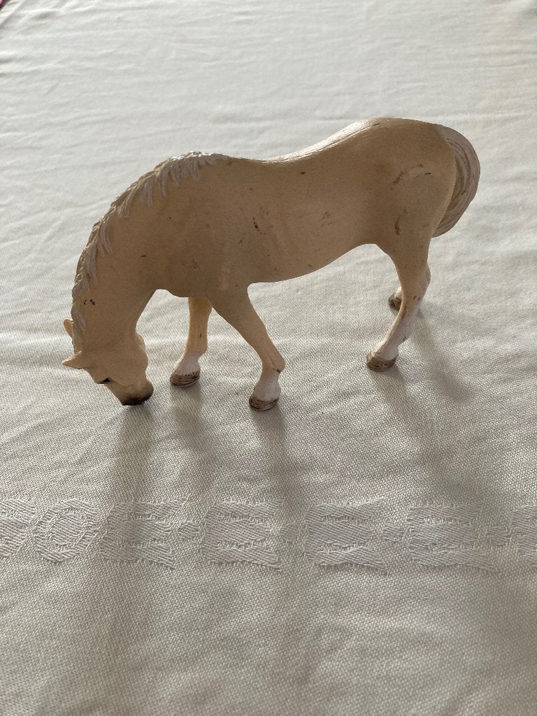 Schleich paard Akhal-teke, merrie, vintage, Ophalen of Verzenden, Zo goed als nieuw, Paard, Beeldje of Figuurtje