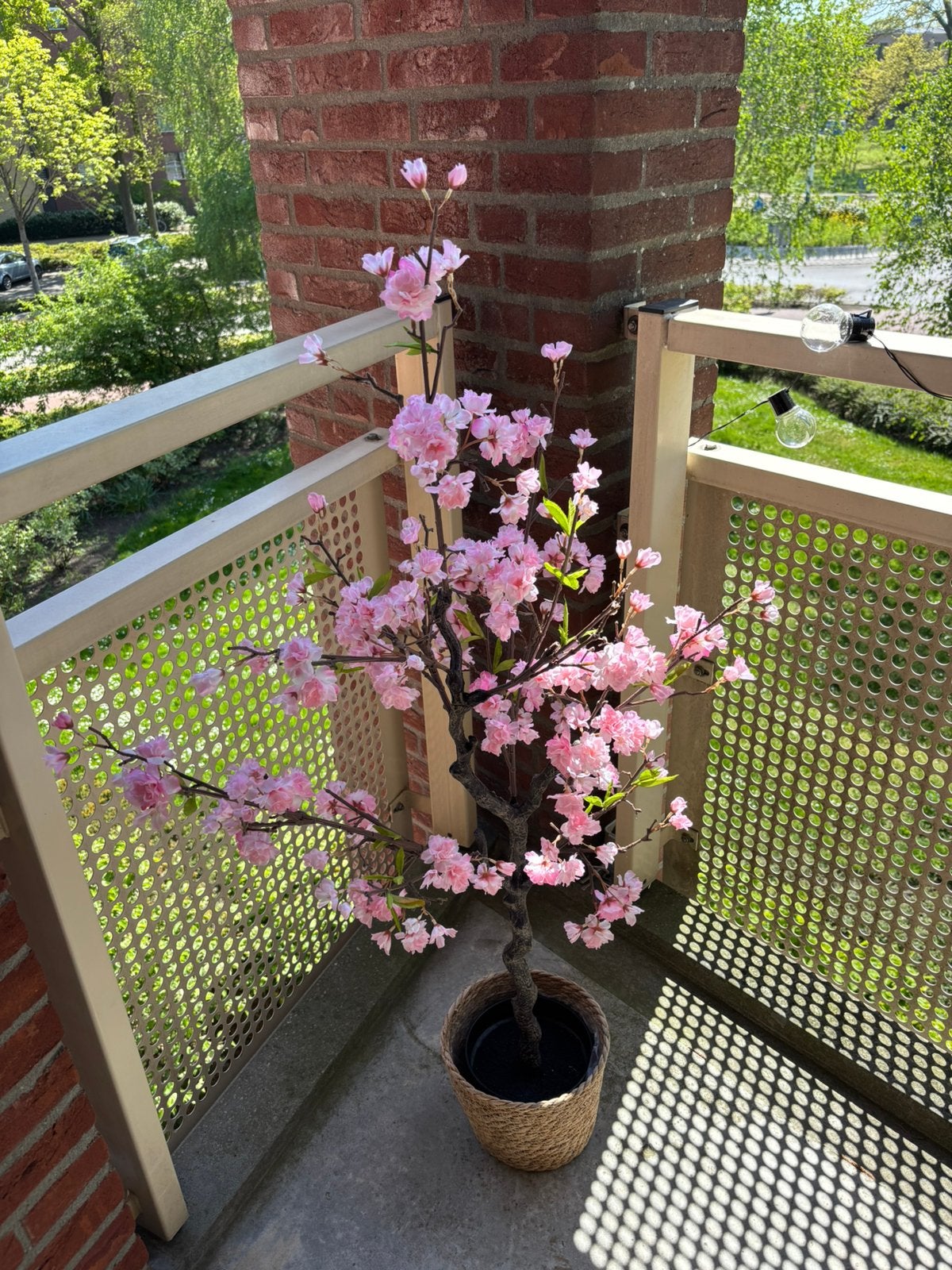 Kunstplant Intratuin - Japanse sierkers, Huis en Inrichting, Woonaccessoires | Kunstplanten en Kunstbloemen, Ophalen, Zo goed als nieuw