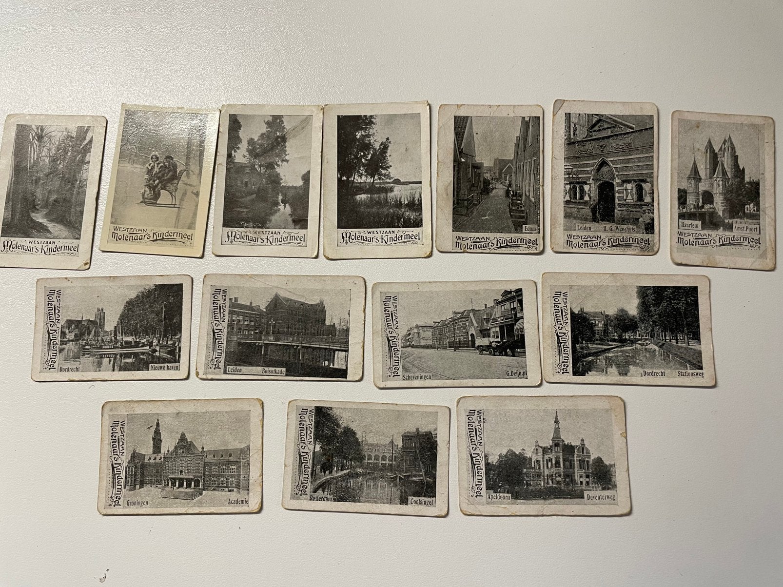 Westzaan. Molenaars Kindermeel., Gebruikt, Ophalen of Verzenden, Voor 1940, Prent