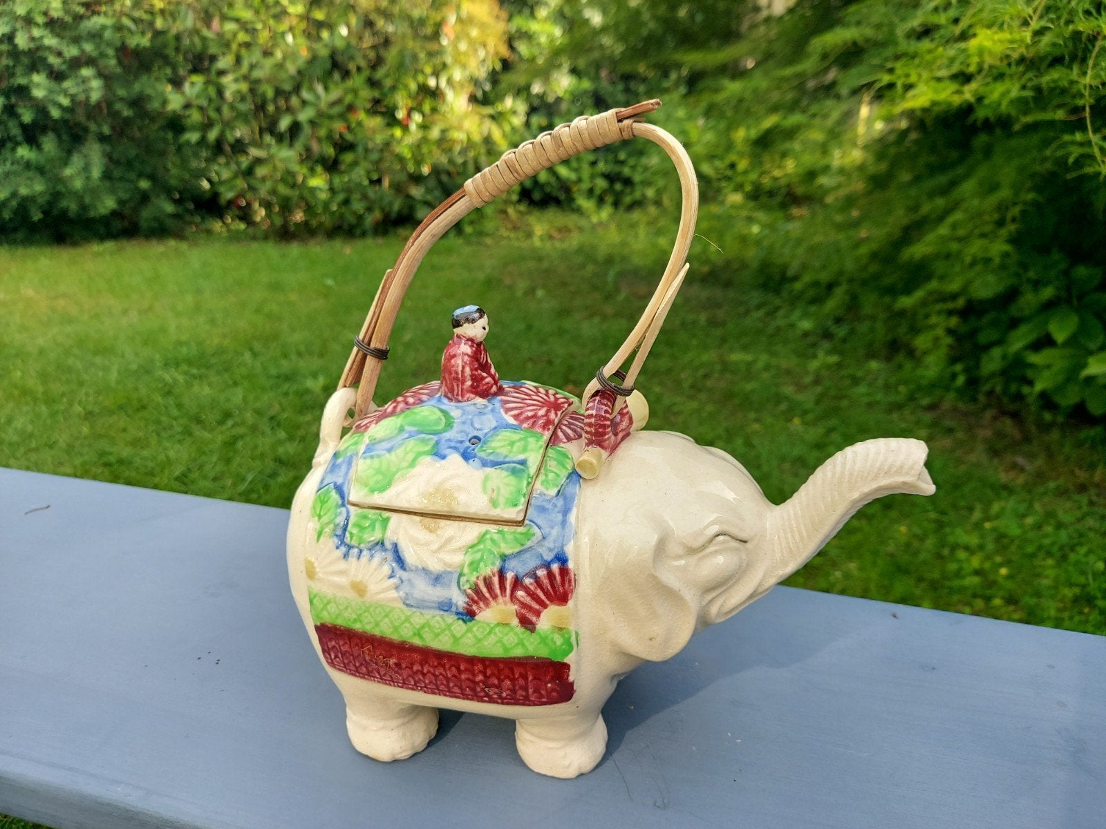 Antieke Japanse theepot keramiek, Antiek en Kunst, Antiek | Porselein, Ophalen of Verzenden