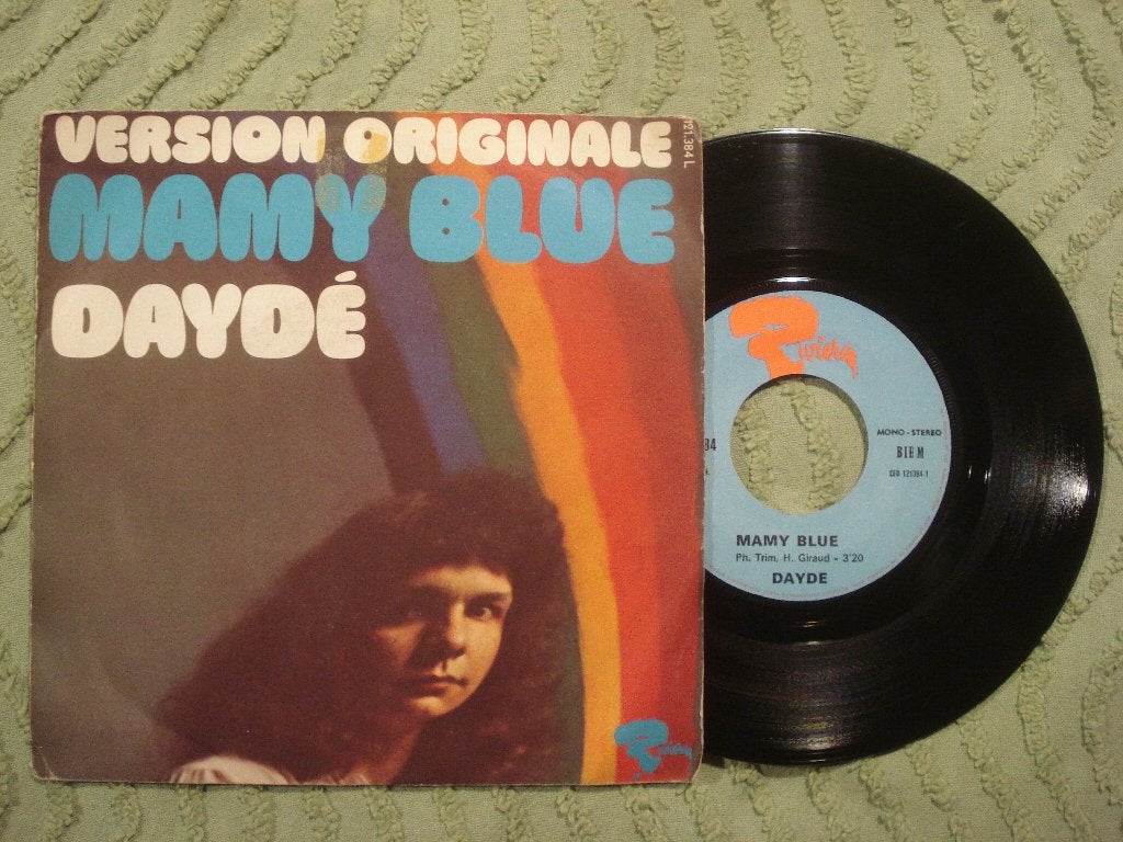 Daydé 7" Vinyl Single: ‘Mamy Blue’ (Frankrijk), Gebruikt, 7 inch, Ophalen of Verzenden, Pop