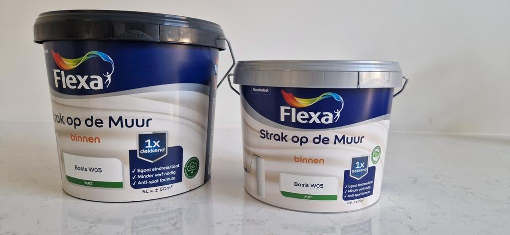 Flexa 7,5 liter kleur; vleugje aarde *nieuw*, Ophalen, Nieuw