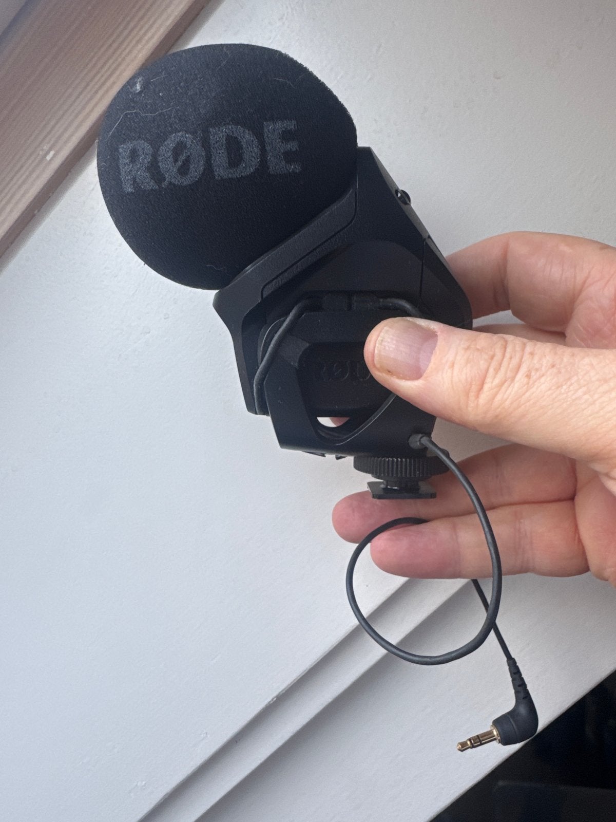 Rode Stereo VideoMic Pro - shoemount, Muziek en Instrumenten, Microfoons, Ophalen of Verzenden, Zo goed als nieuw, Studiomicrofoon