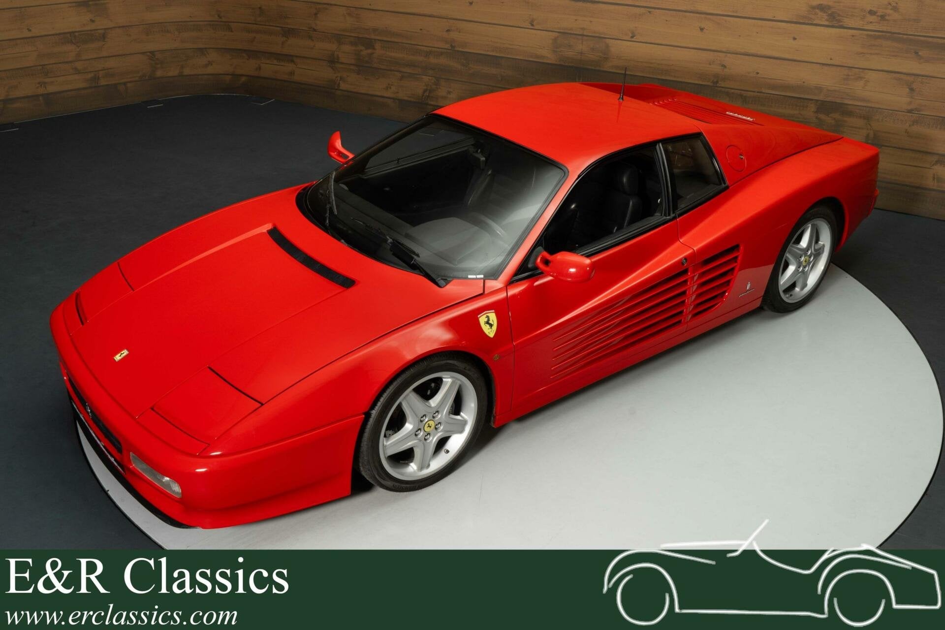 Ferrari 512 TR | Historie Bekend | Europese Auto | 1993, Auto's, Oldtimers, Lederen bekleding, Zwart, Leder, Bedrijf