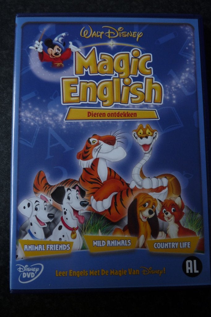 z.g.a.n Disney dvd Magic english dieren ontdekken, Alle leeftijden, Ophalen of Verzenden, Zo goed als nieuw, Amerikaans