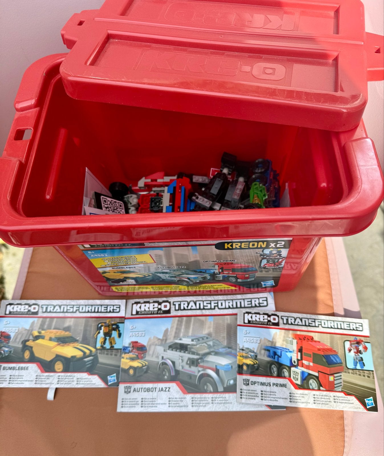 KRE-O Transformers Bouwsets - Bumblebee, Jazz, Optimus Prime, Ophalen of Verzenden, Zo goed als nieuw, Overige merken