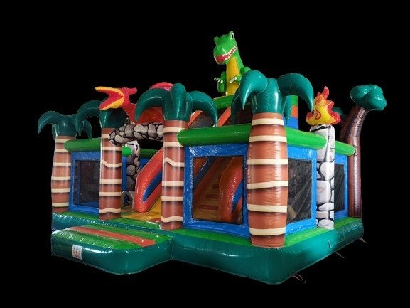 te koop mooi nieuw springkussen multiplay 6x6,5 meter dino, Ophalen of Verzenden, Nieuw, Verjaardag