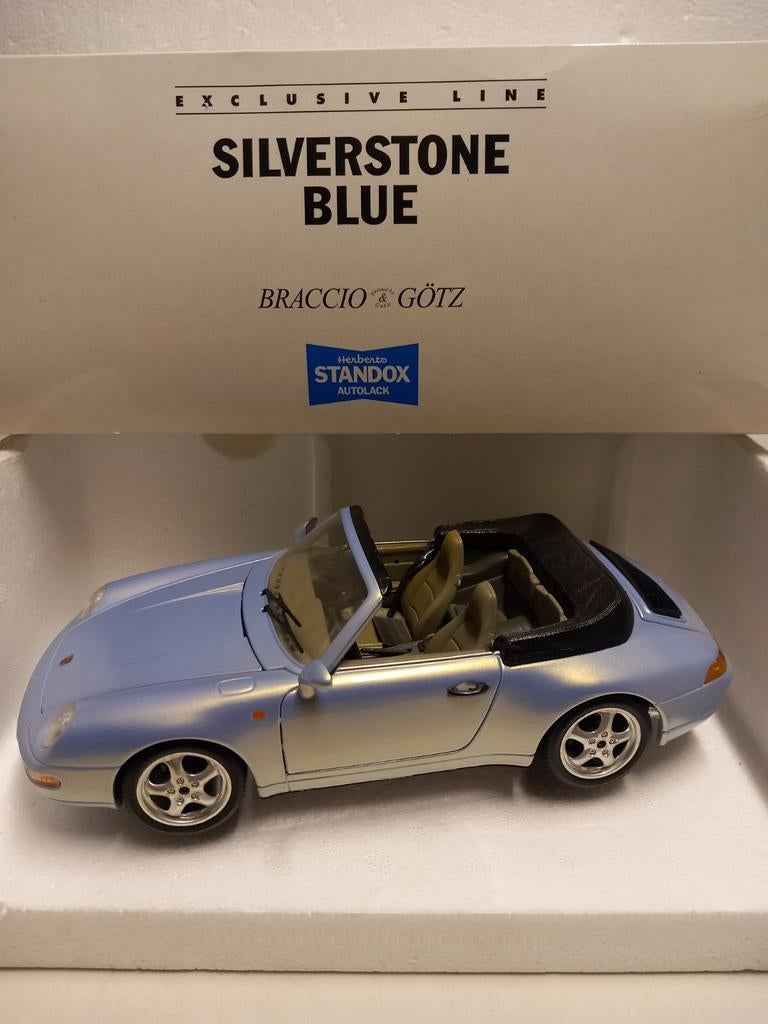 Porsche 911 cabriolet special Standox lak Limited 1:18 KRD, Hobby en Vrije tijd, Modelauto's | 1:18, Ophalen of Verzenden, Zo goed als nieuw