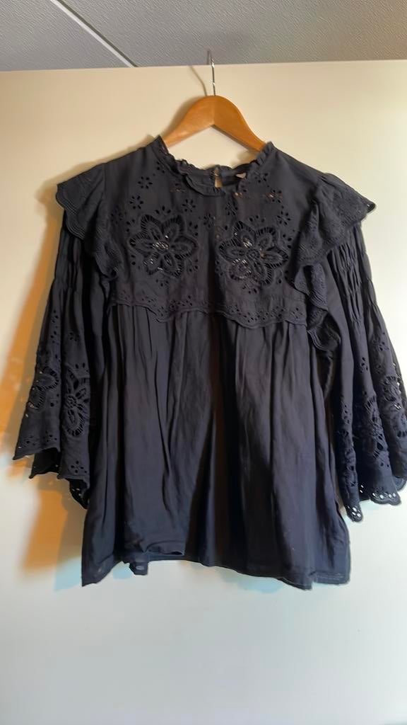 Summum blouse zwart maat 38, Ophalen of Verzenden, Zo goed als nieuw, Maat 38/40 (M), Zwart