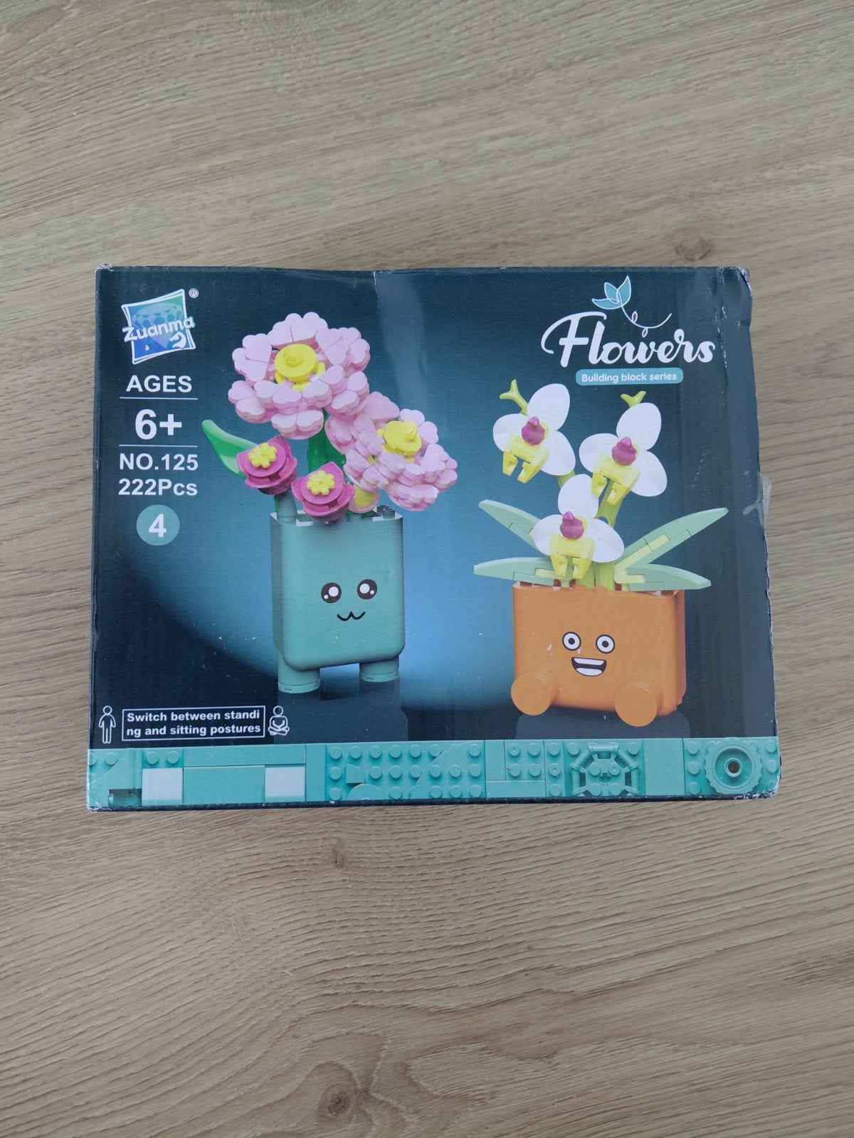 Zuanma Bouwblokken Bloemen Set - 222 Stuks, Ophalen of Verzenden, Nieuw, Overige merken