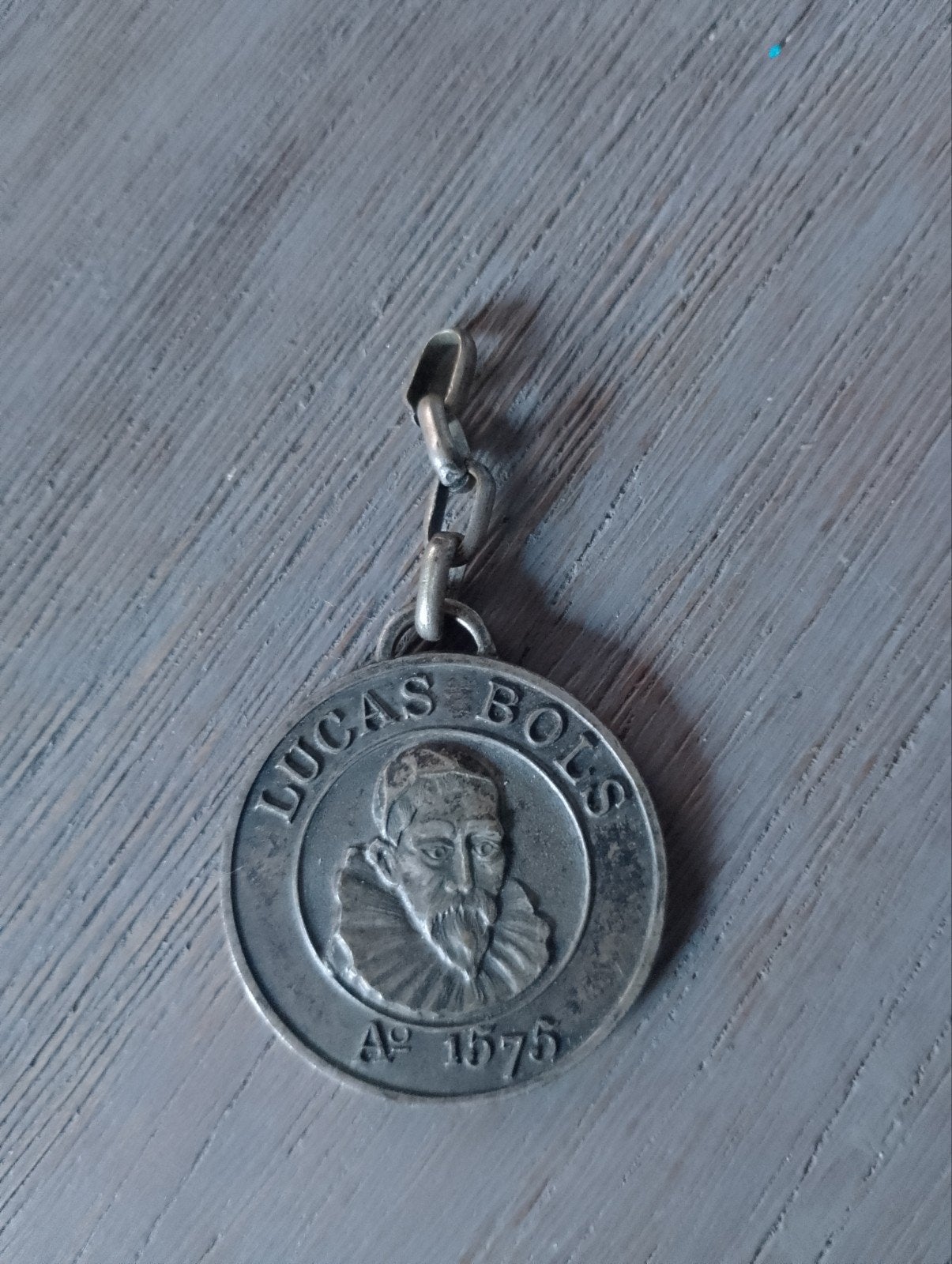 Vintage Lucas Bols medaille / sleutelhanger, A 1575, Verzamelen, Ophalen of Verzenden, Gebruikt, Merk