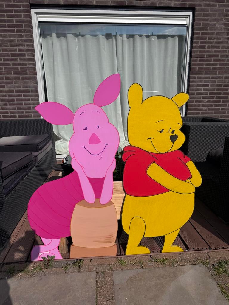 Winnie de Poeh en Knorretje decoratie, Ophalen, Zo goed als nieuw, Wanddecoratie