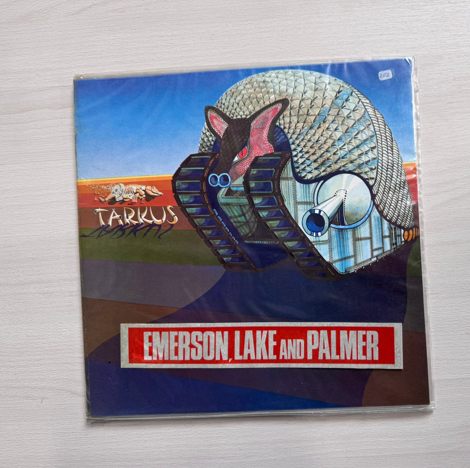 Emerson, Lake & Palmer - Tarkus (France - 1972), Cd's en Dvd's, Vinyl | Rock, Ophalen of Verzenden, Zo goed als nieuw, Overige formaten