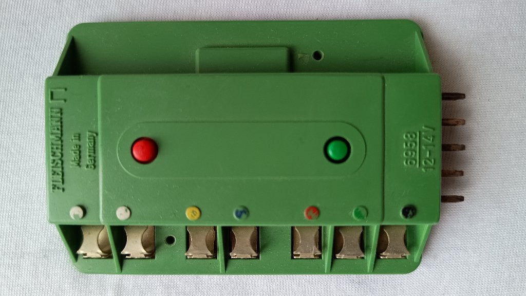 3x Fleischmann 6958 bloksysteem uitbreidingsmodule, Ophalen, Gebruikt, Gelijkstroom, Fleischmann