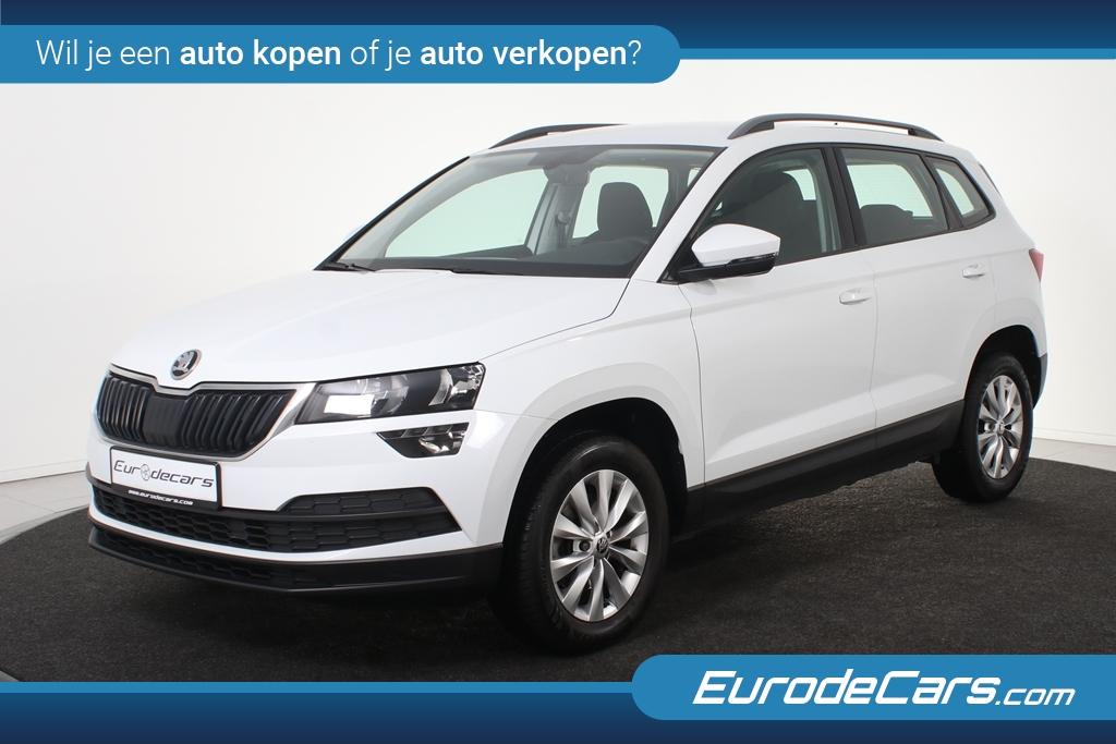 Skoda Karoq 1.5 TSI Ambition *1ste Eigenaar*Parkassist*Trekh, Auto's, Skoda, Voorwielaandrijving, Stof, 4 cilinders, 150 pk