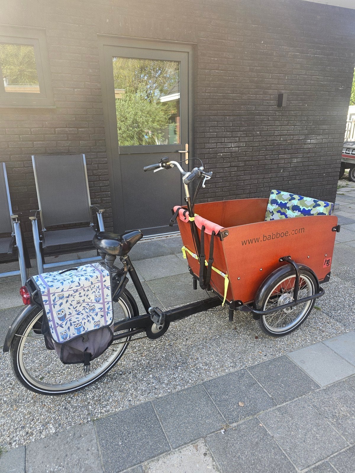 Babboe Big bakfiets, Fietsen en Brommers, Ophalen, Gebruikt, 4 kinderen of meer