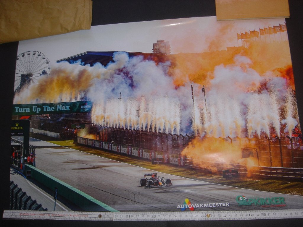 Poster Max Verstappen in Red Bull, Ophalen of Verzenden, Nieuw, Formule 1