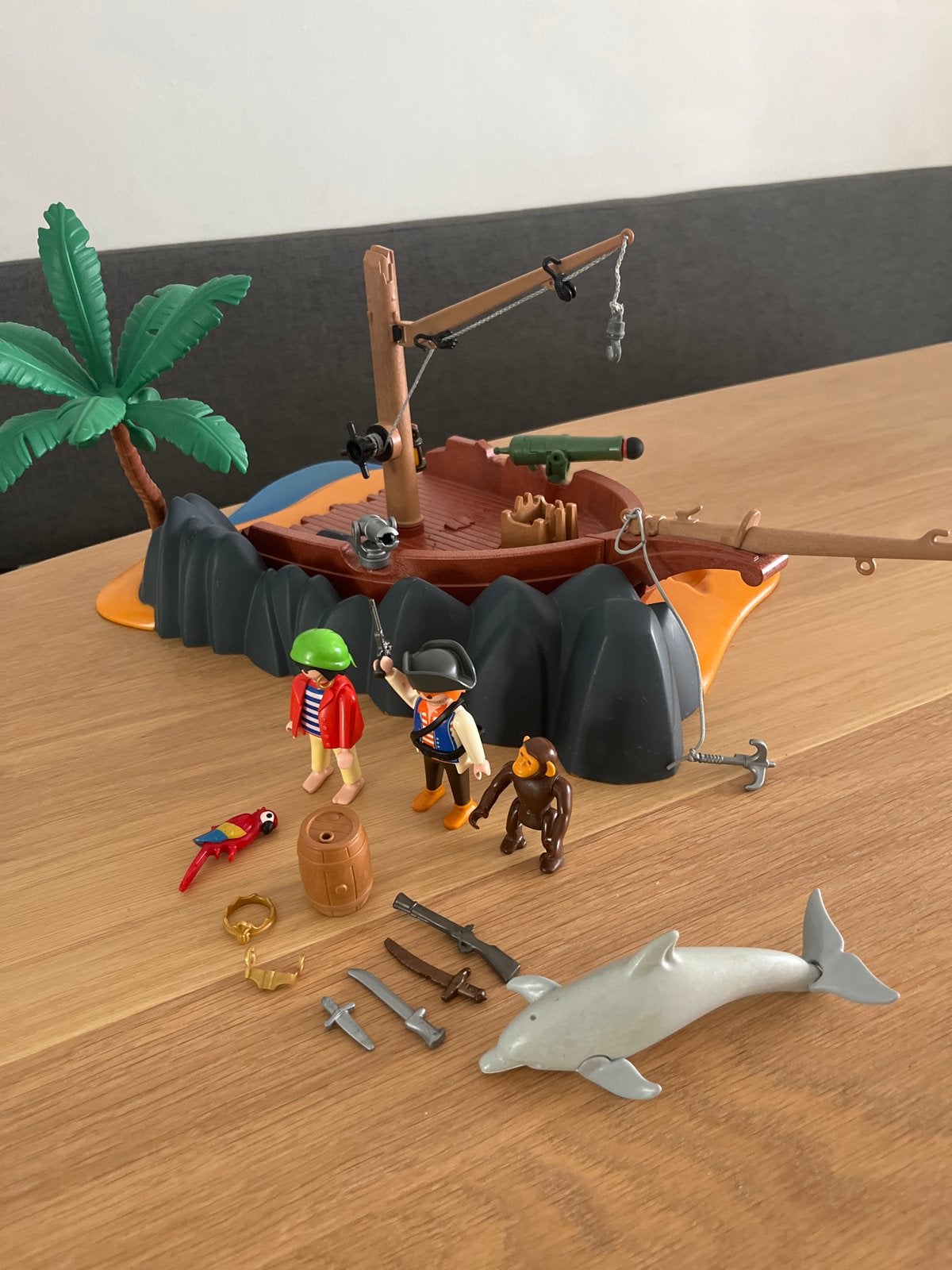 Playmobil Piratenschip met figuren en accessoires, Ophalen, Gebruikt, Jongen of Meisje