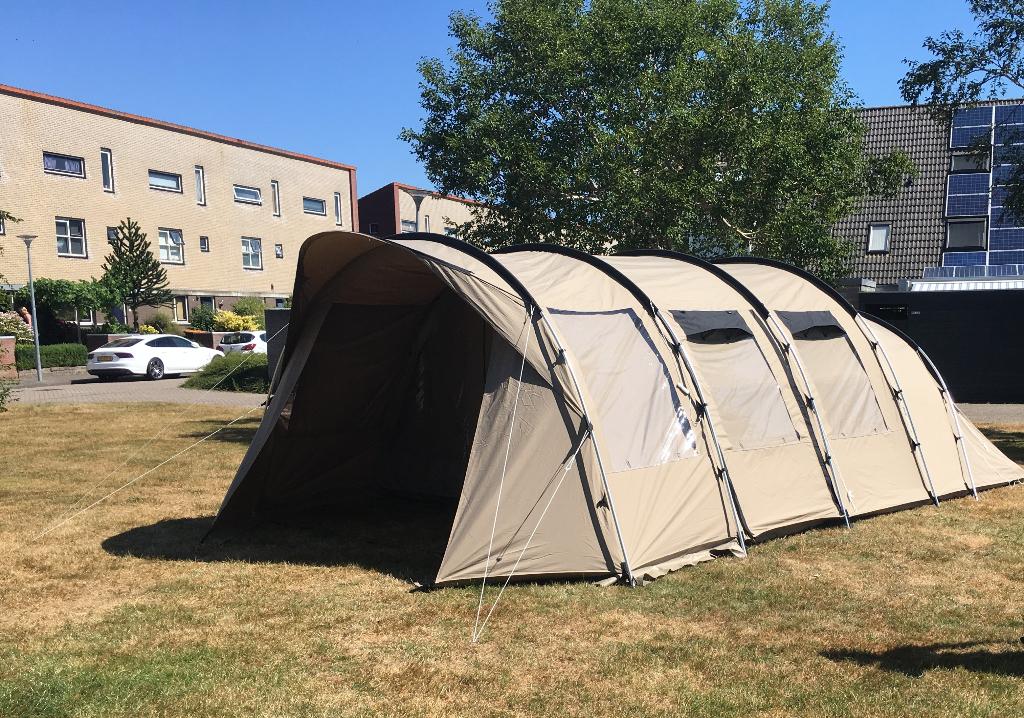 Redwood Birch 6 TC tunneltent van technisch katoen, Ophalen, Zo goed als nieuw, Tot en met 6