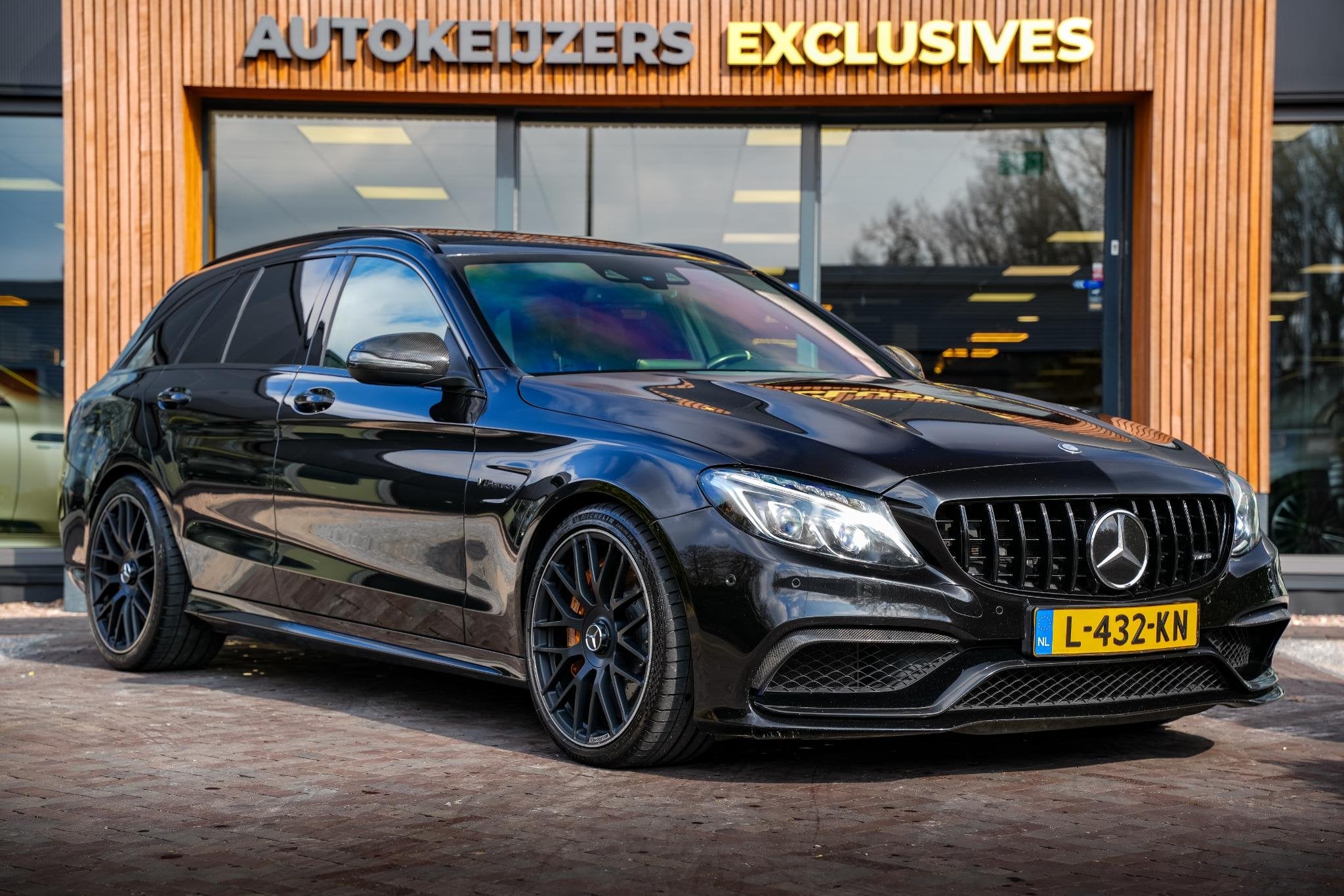 Mercedes-Benz C-klasse Estate AMG 63 S Burmester Panodak Ker, Automaat, Achterwielaandrijving, Gebruikt, Zwart