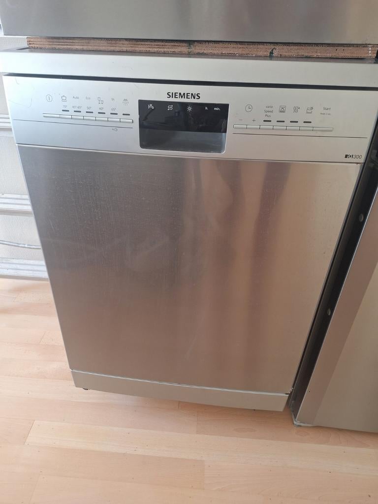Siemens Vrijstaande Vaatwasser iQ300 - Zilver, Gebruikt, 60 cm of meer, Ophalen of Verzenden, 85 tot 90 cm
