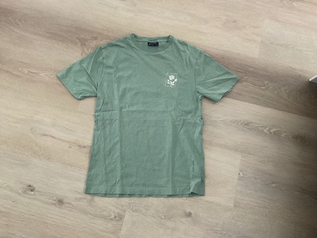 Shirt Ashes to dust, Ashes to dust, Ophalen of Verzenden, Gedragen, Groen