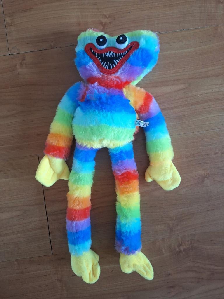 Raimbow Huggy Wuggy Kmuffel (40 cm), Kinderen en Baby's, Speelgoed | Knuffels en Pluche, Overige merken, Overige karakters, Overige typen
