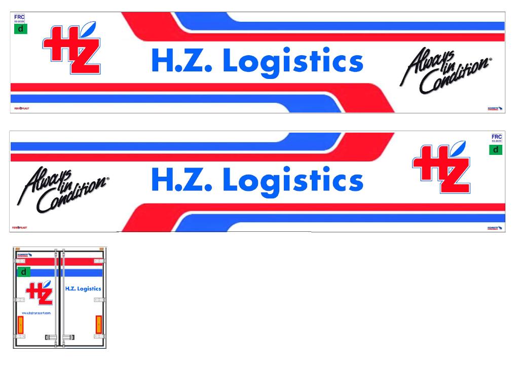 Vrachtauto decal 1:50 HZ logistics Maasdijk ( trailer ), Hobby en Vrije tijd, Modelauto's | 1:50, Verzenden, Nieuw, Bus of Vrachtwagen