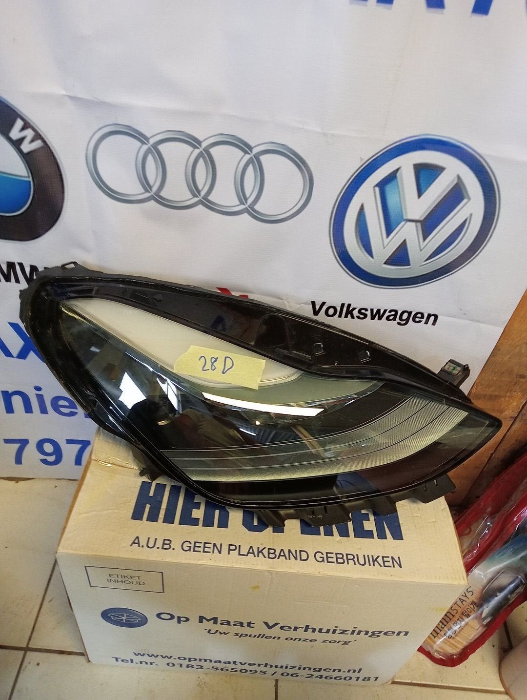 Tesla Model 3 VOLLED Facelift VOLLED Koplamp Rechts