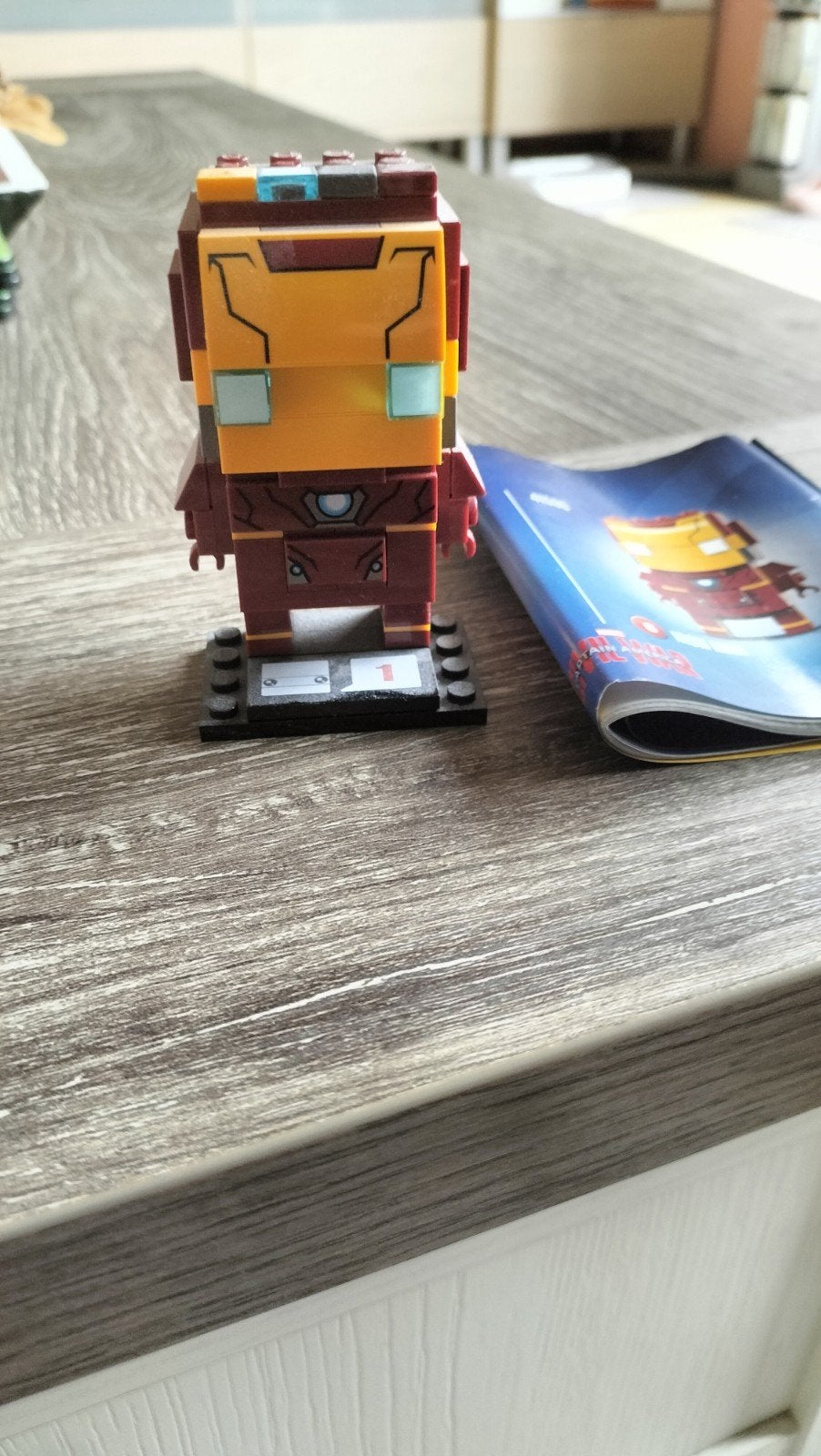 Lego BrickHeadz Iron Man 41590 - Zo goed als nieuw, Inclusief instructies, Marvel, Lego, Ophalen of Verzenden