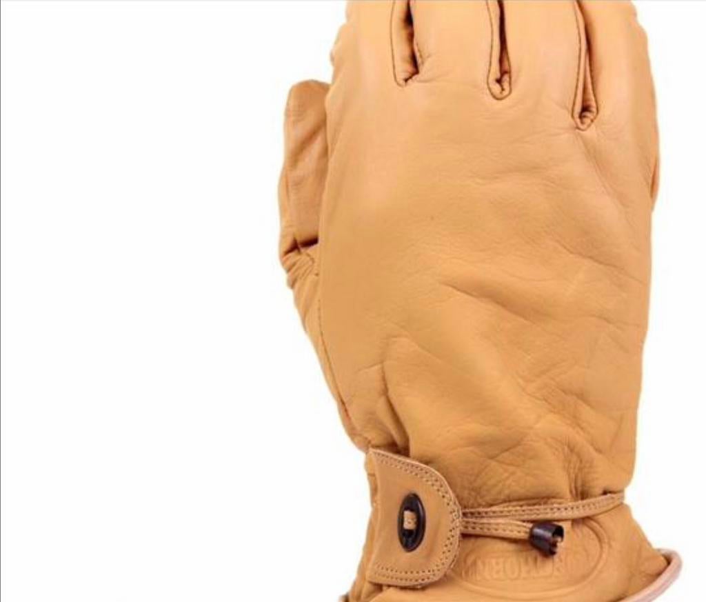 Vintage lederen handschoen warm glove outdoor kleine maat, Kleding | Heren, Ophalen of Verzenden, Nieuw, Maat 46 (S) of kleiner
