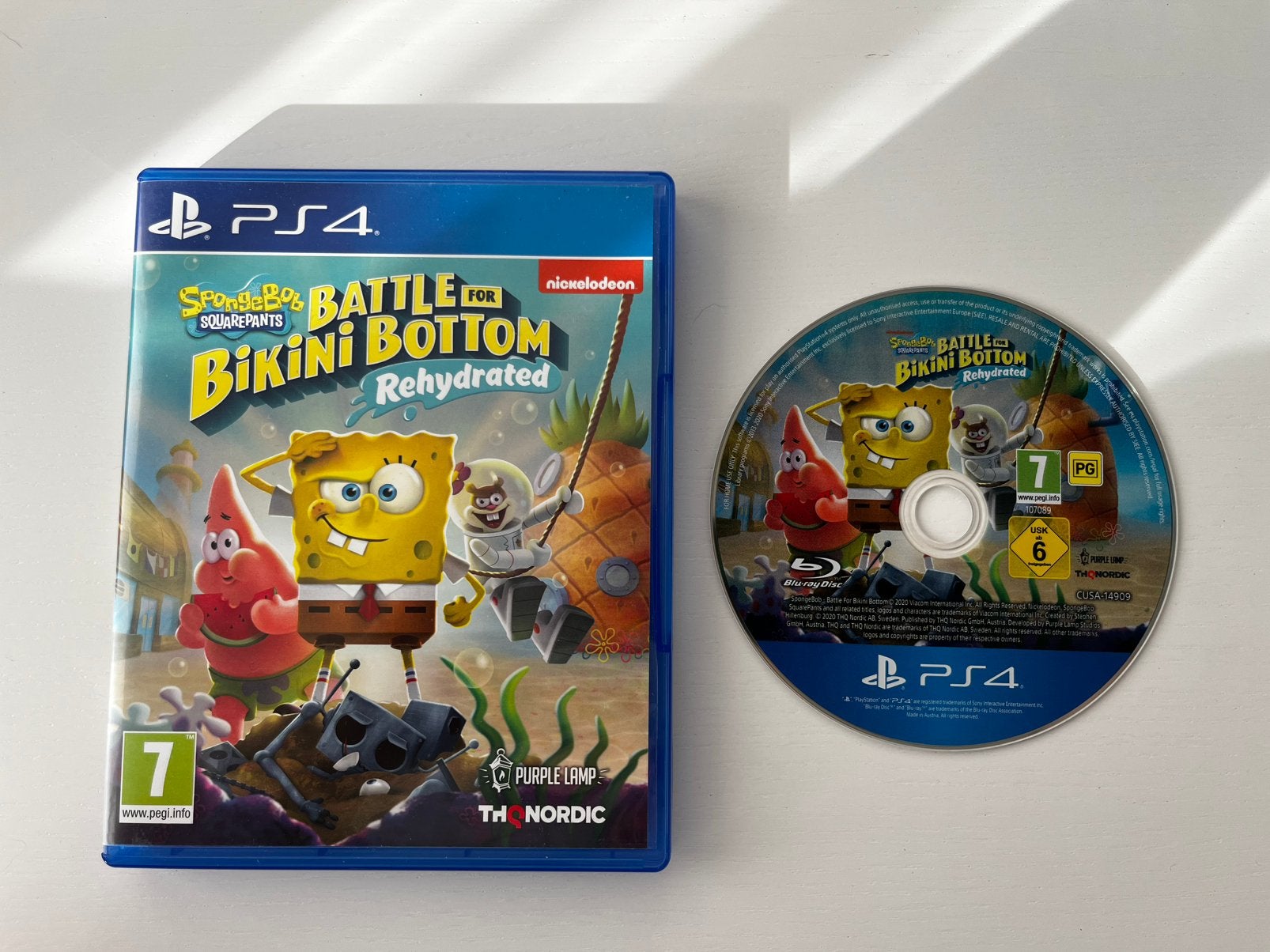 Sponge Bob Battle for Bikini Bottom Rehydrated, Avontuur en Actie, 1 speler, Ophalen of Verzenden, Zo goed als nieuw