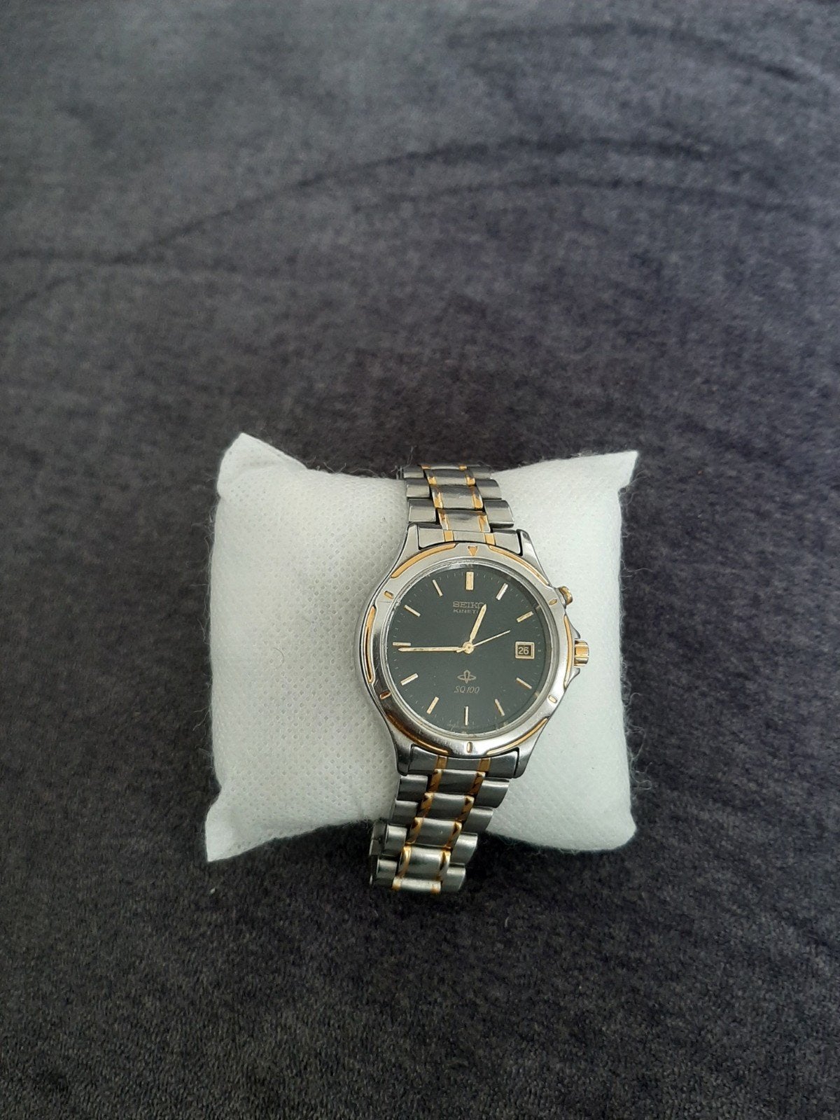 seiko kinetic SQ100, Ophalen of Verzenden, Staal, Seiko, 1960 of later