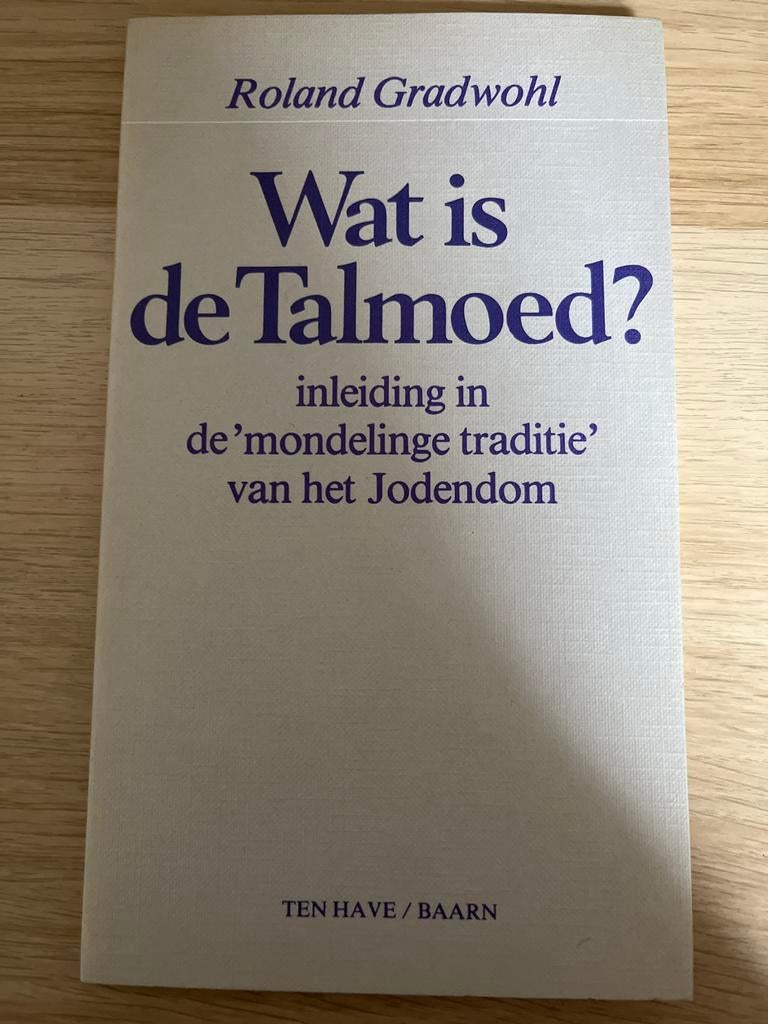 Wat is de Talmoed? Inleiding in het Jodendom, Ophalen of Verzenden, Gelezen, Jodendom
