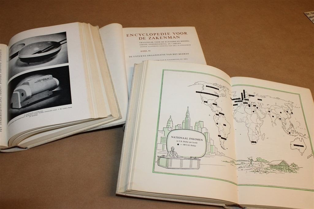 Encyclopedie voor de Zakenman — Compleet 3-delig 1956-1958, Boeken, Ophalen of Verzenden, Gelezen